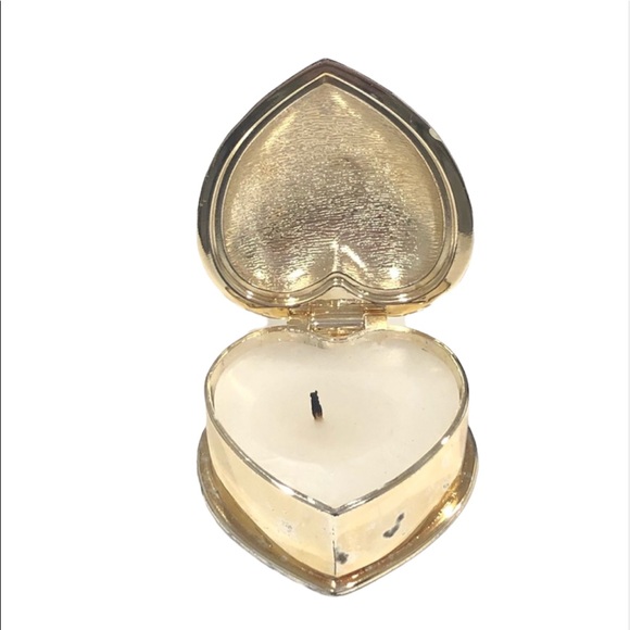 Vintage Silver Heart Candle Box - Picture 2 of 13
